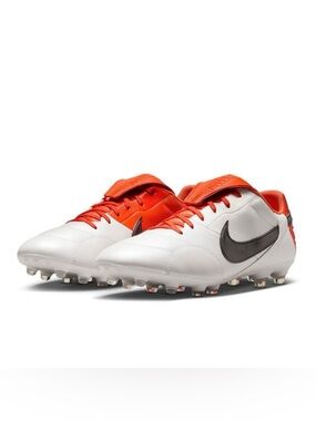 ✔️New✔️ NIKE Premier 3 Low FG 'White Team Orange'